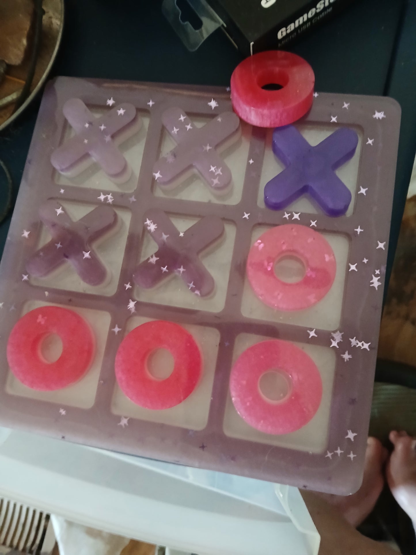 Big tic tac toe board and pieces